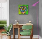 fargerik kunst maleri bilde abstrakt pop art kubisme thumbnail