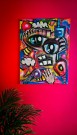 Fargerik kunst - Akrylmaleri på lerret - Pop art - Street Art - Ekspresjonisme thumbnail