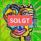 fargerik kunst maleri bilde abstrakt pop art kubisme thumbnail