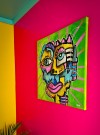 fargerik kunst maleri bilde abstrakt pop art kubisme thumbnail