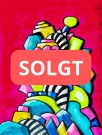 Kunst - Maleri - Kjøp kunst - Kunst til salgs - Kunst nettbutikk - Fargerik kunst - Popkunst - Maleri på lerret - Håndmalte malerier - Kunst maleri - Kule malerier - Moderne malerier - Kjøp malerier - Maleri til salgs - Maleri til stue - Abstrakt maleri thumbnail