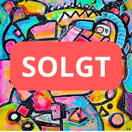 * SOLGT* Kunst til salgs: