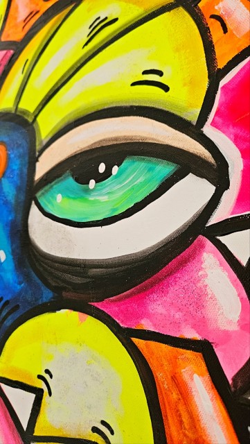 Kunst - Maleri - Kjøp kunst - Kunst til salgs - Kunst nettbutikk - Fargerik kunst - Popkunst - Maleri på lerret - Håndmalte malerier - Kunst maleri - Kule malerier - Moderne malerier - Kjøp malerier - Maleri til salgs - Maleri til stue - Trippy kunst