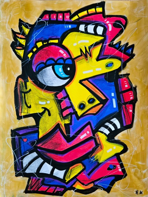 kunst maleri kubisme norsk kunstner håkon morønning art by hakon